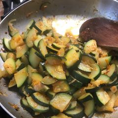 A picture of Spicy courgette.