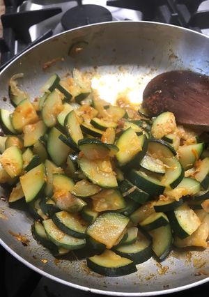 A picture of Spicy courgette.