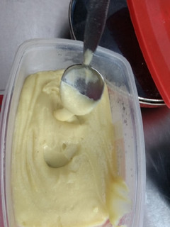 Una foto de Queso de papa vegano