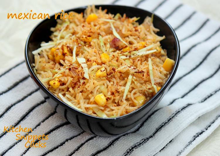 Recipe of Homemade Mexican Rice