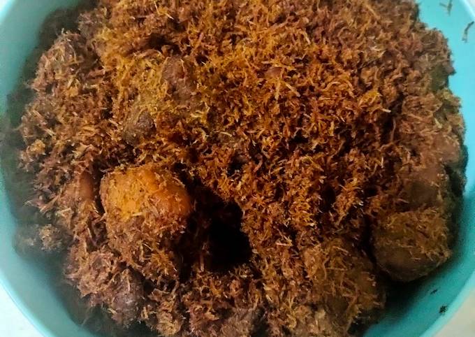 Ini dia! Bagaimana cara membuat Serundeng Daging yang nagih banget