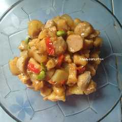 Oseng Kikil Bakso pete রেসিপির প্রধান ছবি