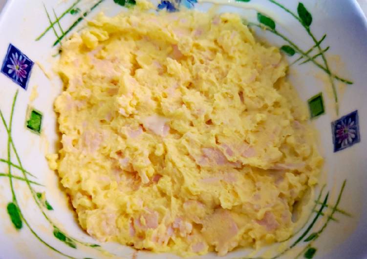 Paté de yemas de huevo y jamón