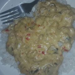 A picture of My chicken A La King.