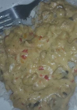A picture of My chicken A La King.