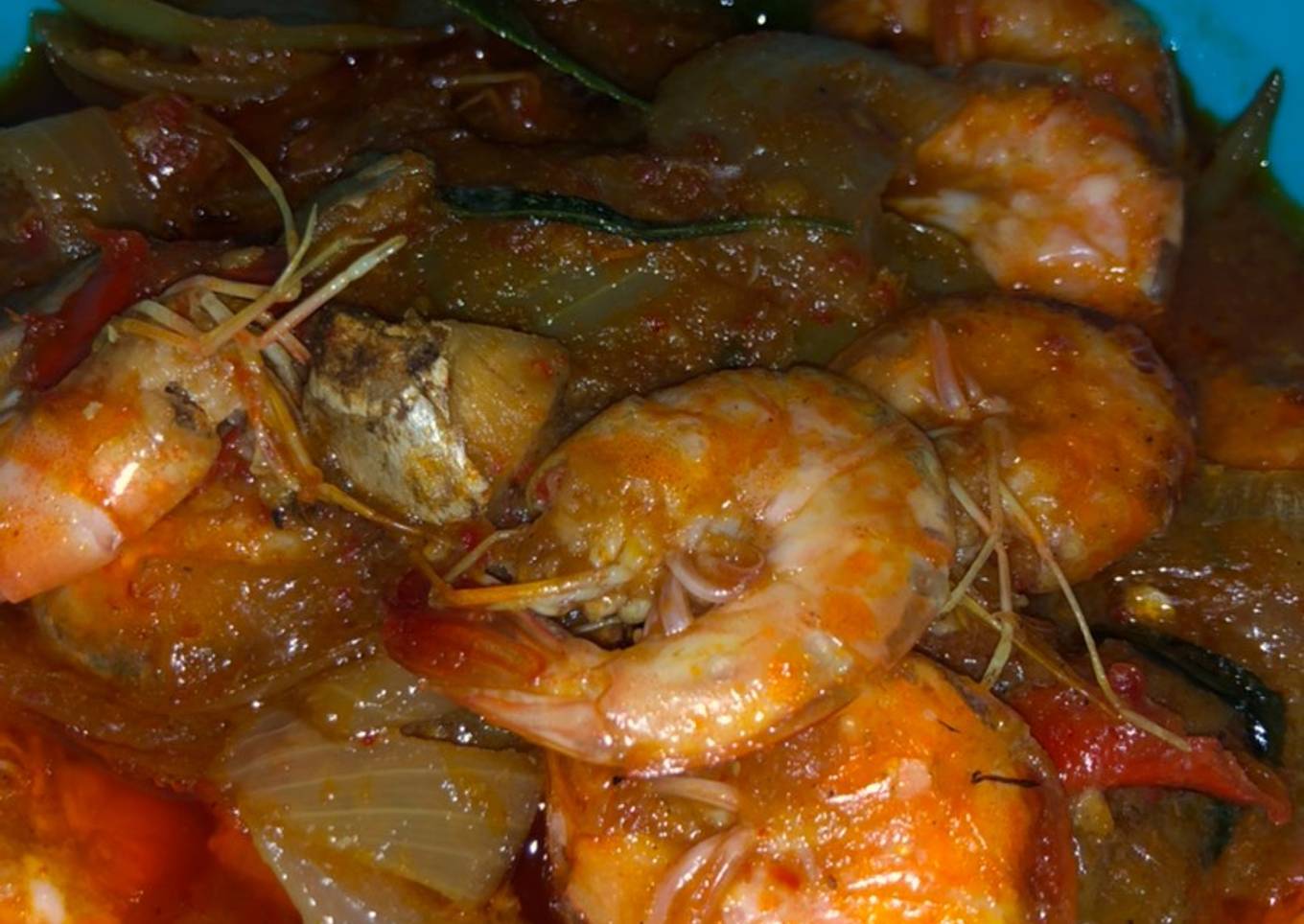Udang saus padang