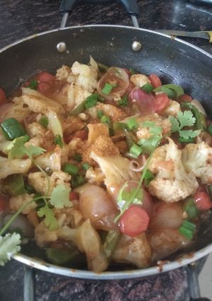A picture of Vegetables in Hot Garlic Sauce.