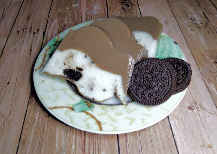 Puding Busa Oreo Coklat