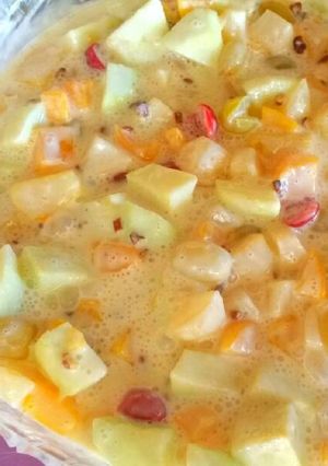 Una foto de Ensalada de fruta