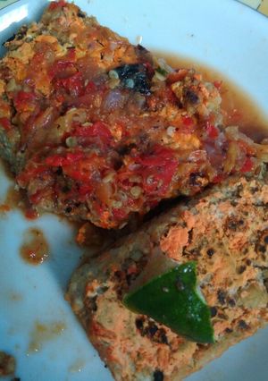 Foto resep Pecak oncom bakar