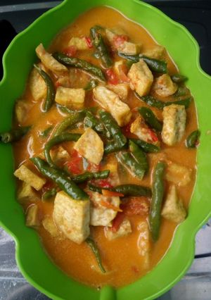 Foto resep Sayur Cabai Kriting + Tahu Kuning