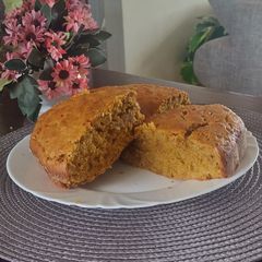 A picture of No Sugar, Whole grain Flour Carrot Cake.