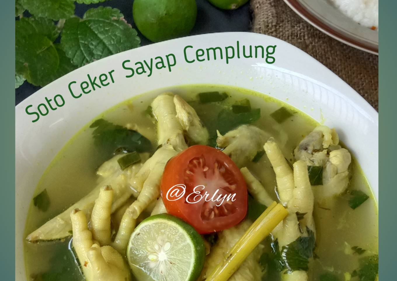 56. Soto Ceker Sayap Cemplung Garam Masala