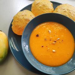 Alphanso /Kesar Mango Rass 😋 A picture of Alphanso /Kesar Mango Rass 😋.