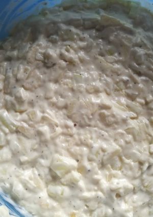 Almás hagymasaláta recept fotója