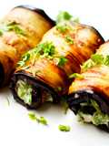 Eggplant Rolls with Fresh Herbs