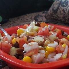 A picture of Chana chaat.