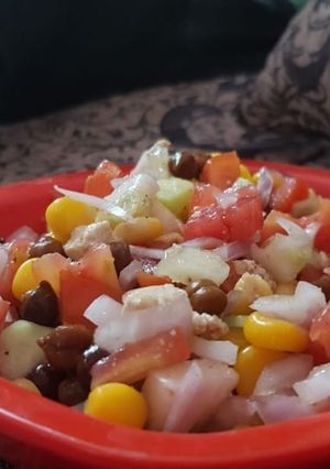 A picture of Chana chaat.