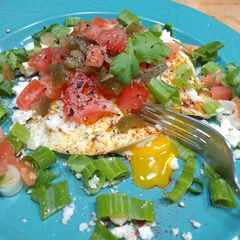 A picture of Tex-Mex Eggs.