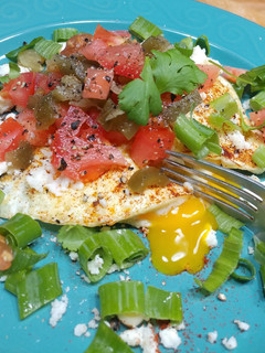 A picture of Tex-Mex Eggs.