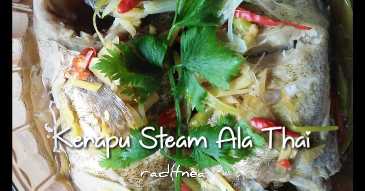 Resep Kerapu Steam Ala Thai Oleh Bonia Cookpad