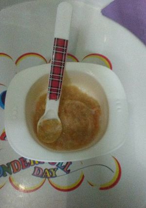 Foto resep Mpasi bubur saring nasi brotel (brokoli&wortel)