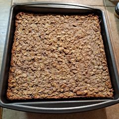 A picture of Banana Bread Baked Oatmeal.