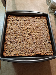 A picture of Banana Bread Baked Oatmeal.