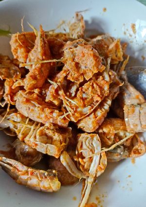 Foto resep Udang Ronggeng Udang Eko masak pedas