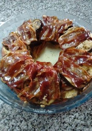 Una foto de Torta de berenjenas
