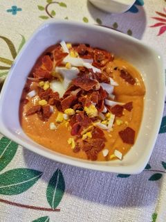 Una foto de Salmorejo