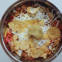 Cheesy Farali BHEL A picture of Cheesy Farali BHEL.