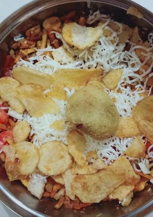 A picture of Cheesy Farali BHEL.