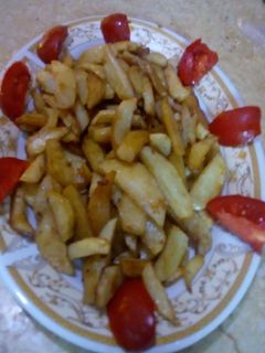 صورة لوصفة بطاطس مشوية بالثوم روعة 😋😋😋