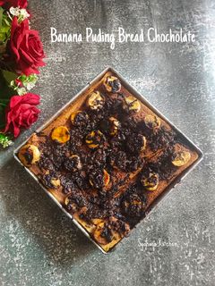 Foto resep Banana Puding Bread Chocholate