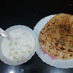 A picture of Mooli paratha.