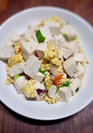 Foto resep Oseng Tahu Telur