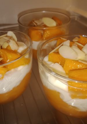 Foto resep Pudding Mango Parfait