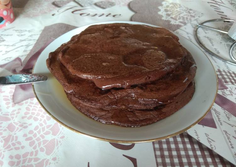 Tortitas americanas Veganas de cacao
