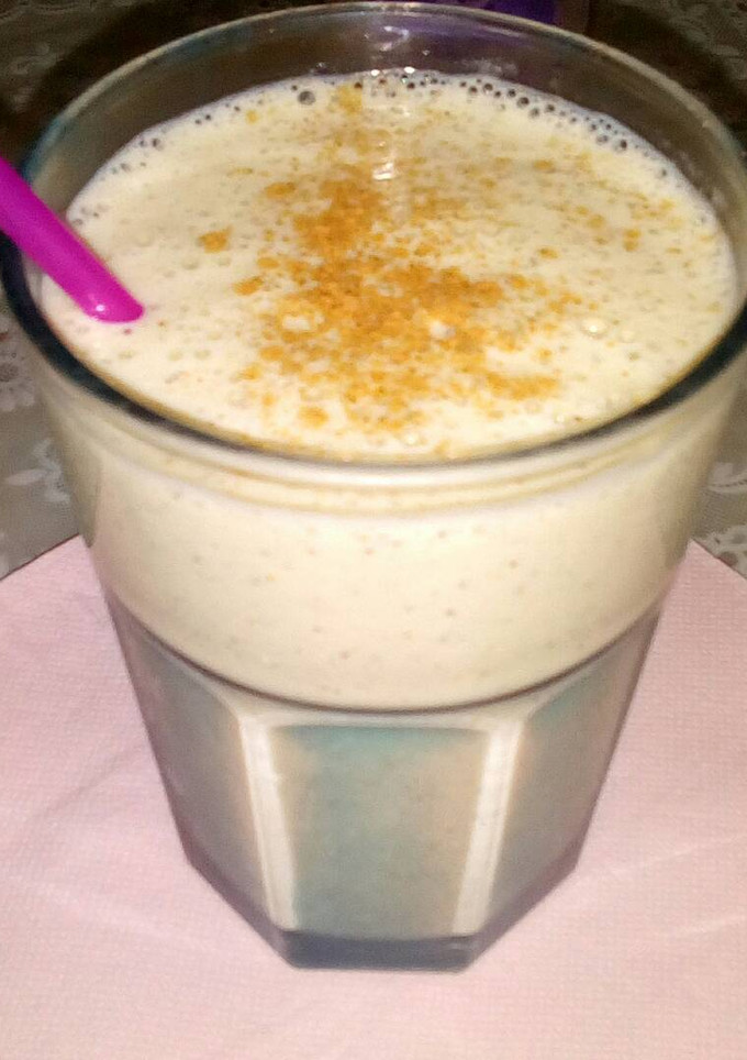 Una foto de Batido de plátano y kiwi