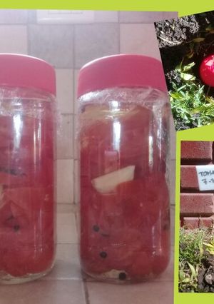 Una foto de Tomates en conserva (enterrados por un año)