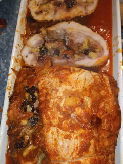 Una foto de Lomo relleno y adobado