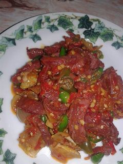 Foto resep Sei sapi bumbu pedas