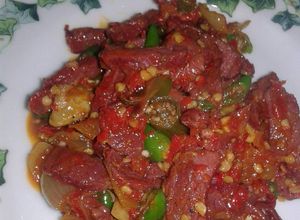 Foto resep Sei sapi bumbu pedas