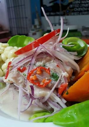 Una foto de Ceviche de pescado