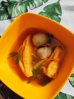 Foto resep Bakso Tahu Kuah asam pedas