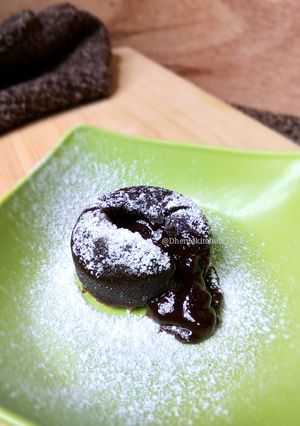 Foto resep Steamed chocolate lava cake