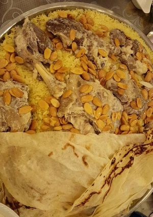 صورة لوصفة منسف