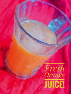 A picture of Fresh Orange juice.