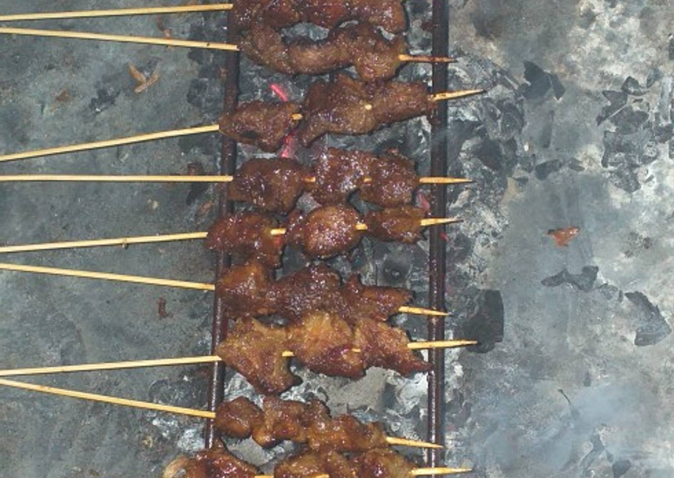 Sate Daging Bumbu Kecap Pedas Manis
